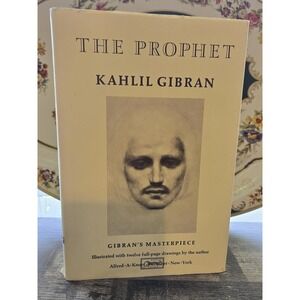 The Prophet, Kahlil Gibran, hardcover with dust jacket, 1992